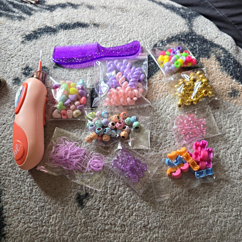 Diy bead art hair braid - art,