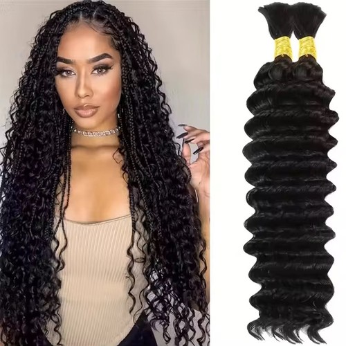 Deep wave bulk hair - bulk,