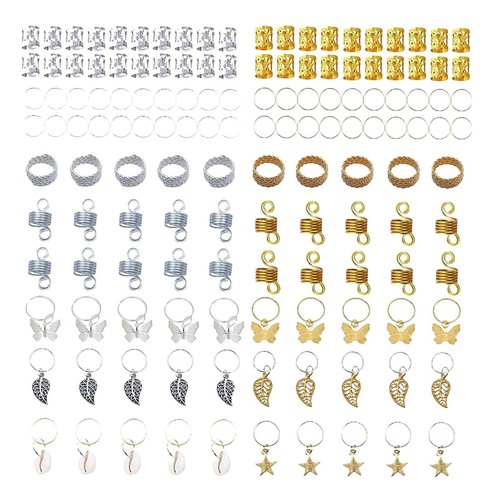140pcs hair braiding beads - 140pcs,