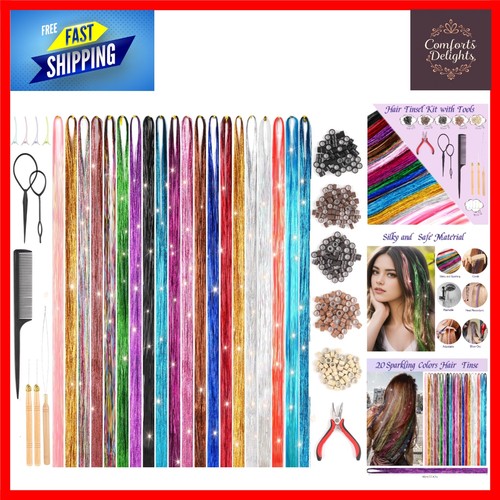Sparkling hair tinsel - hair, 4000