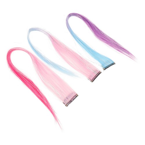 Assorted color hair - color, tinsel