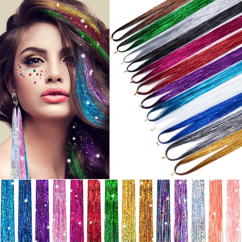 Rainbow hair tinsel - uk,