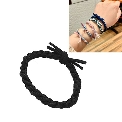 Braided hair tie - braided, high