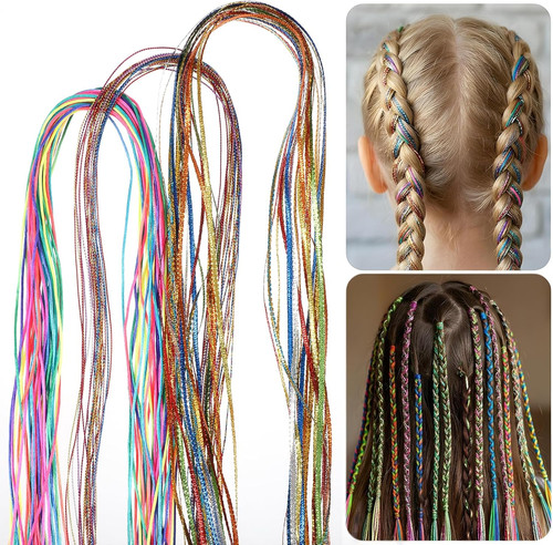 64pcs colorful hair - colorful,