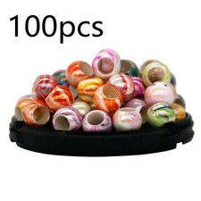 100 Pieces pony Bead Kit Hair
