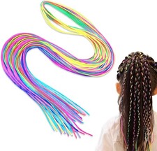 70-Piece Rainbow Hair Braiding