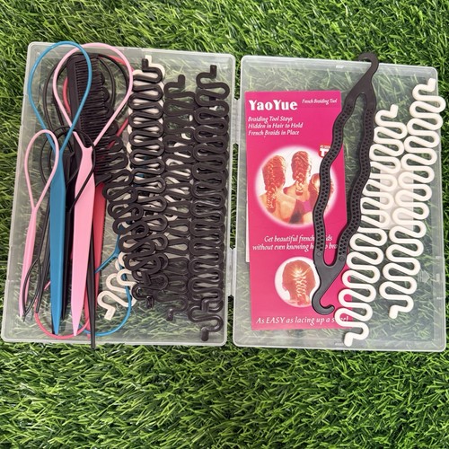 Hair braiding tools - braiding, set