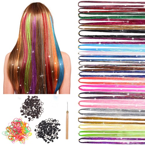 Reusable hair tinsel extension - hair,