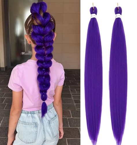 Kids girls purple hair - kids,
