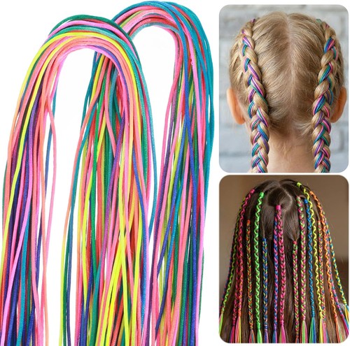 64pcs colorful hair braiding - colorful,