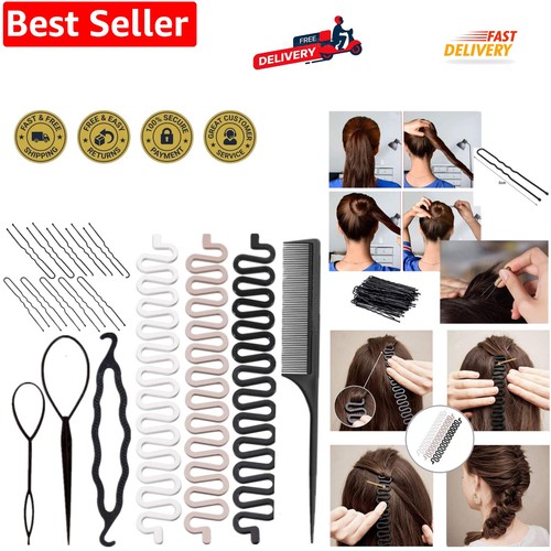 Hair braiding kit - braiding, tail