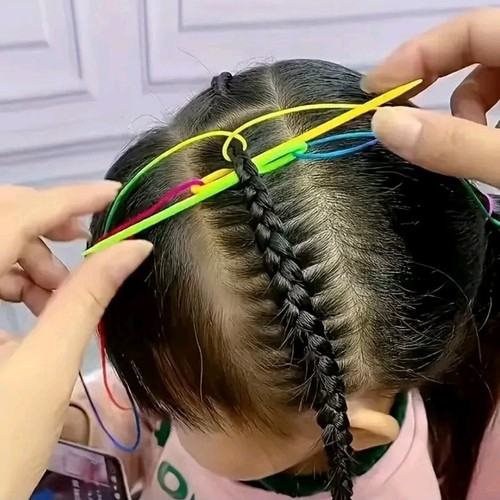 2pcs colorful hair braiding - 2pcs,