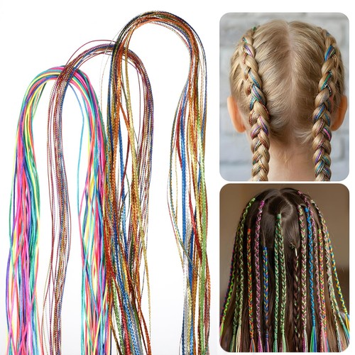 Nogeqi 64pcs colorful hair - 64pcs,