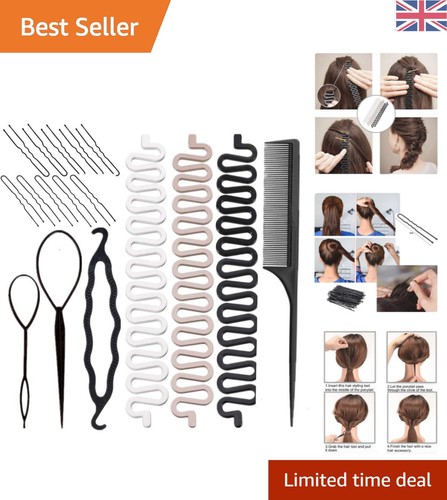 Elegant hair braiding kit - hair,