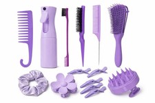Purple Hair Braiding Kit 10PCS